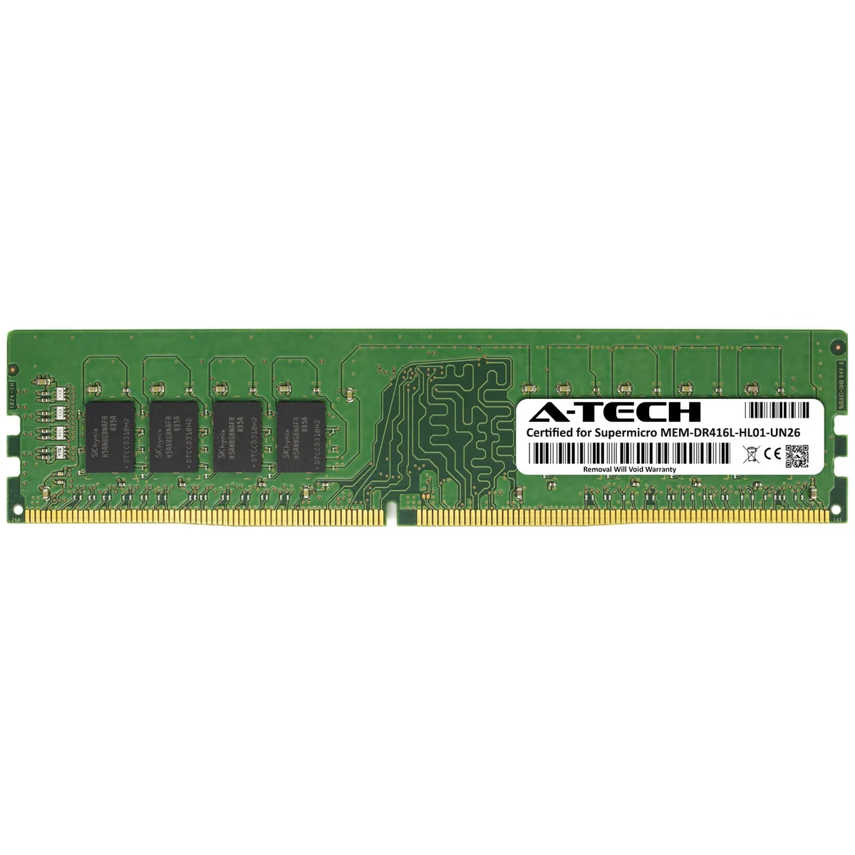 A-Tech A-Tech Supermicro Certified 16GB DDR4 2666MHz CL19 1.2V Non-ECC DIMM 288-Pin Desktop RAM — product photo
