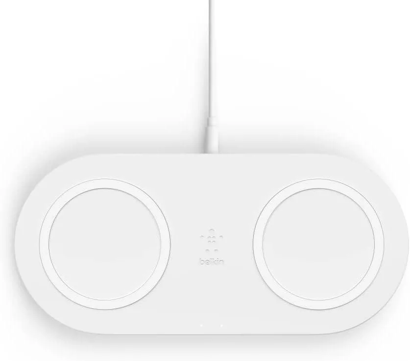 FLEANE FLEANE Quick Charge Dual Wireless Charging Pad 10W White — product photo