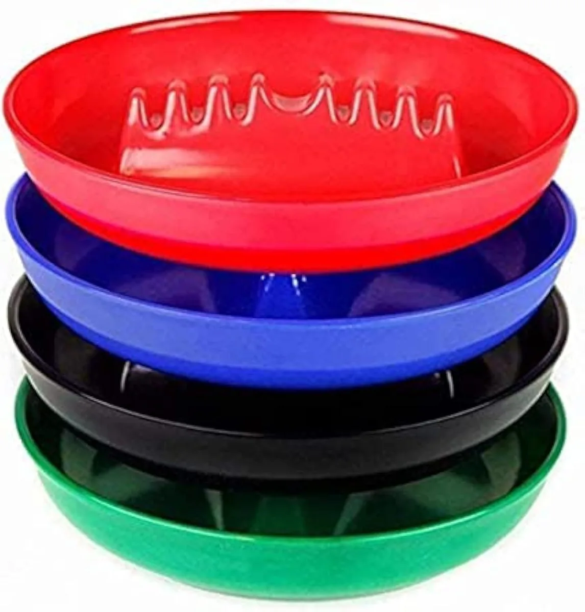  g20149 4-pack 7" melamine ashtray set smoking accessory — product photo