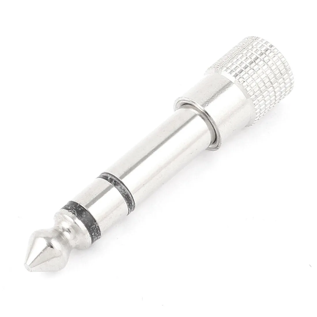 Unique-Bargains Unique-Bargains Silver Tone 6.5mm Male to 3.5mm Female Stereo Adapter live sound amplifier — product photo