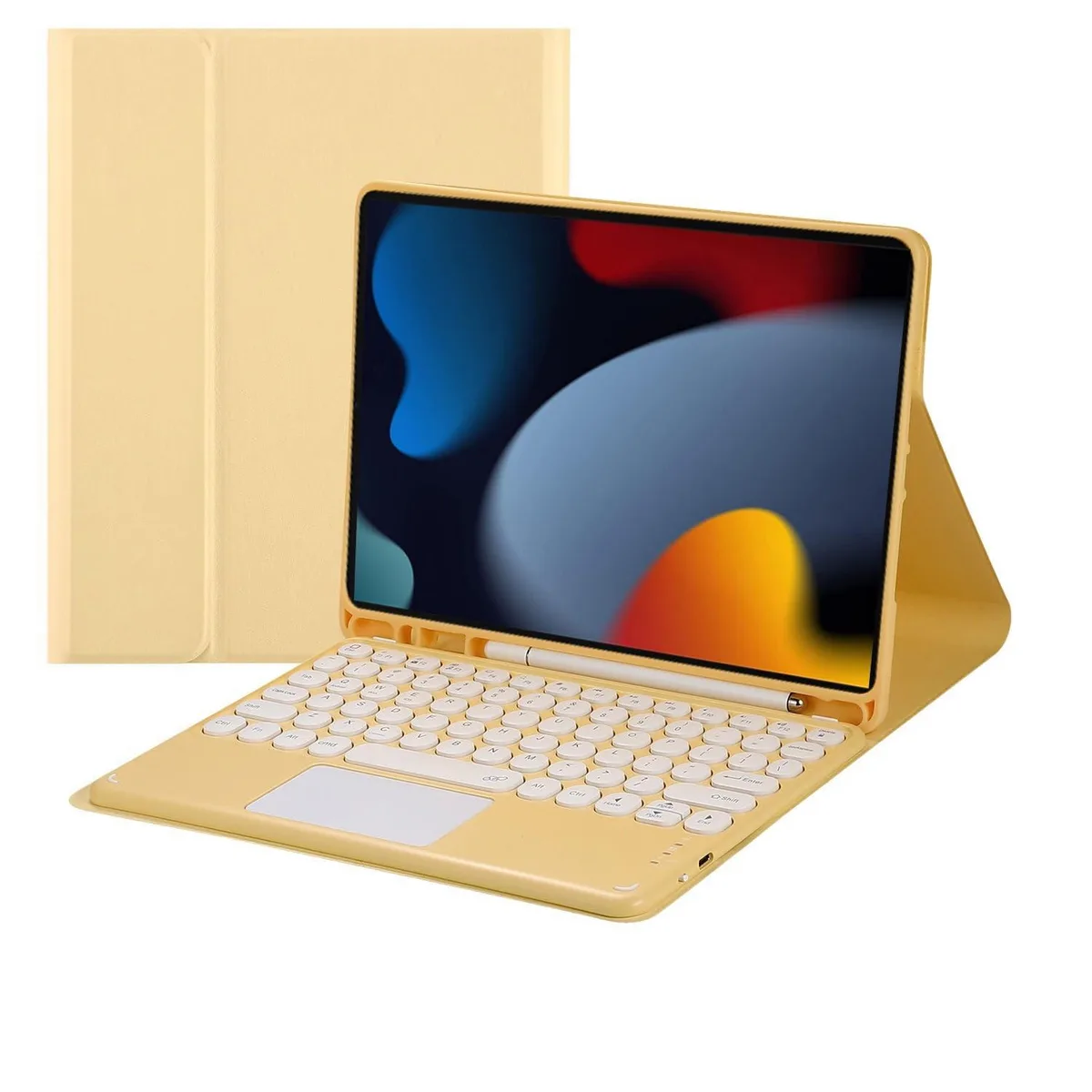 Timoom Timoom Yellow Keyboard Case with Touchpad for iPad 10.2" 7th/8th/9th Gen — product photo