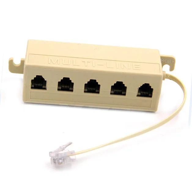 Roby Technology Co., Limited Roby Technology Co., Limited RJ11-1TO5-ROBY 1-to-5 RJ11 telephone splitter — product photo