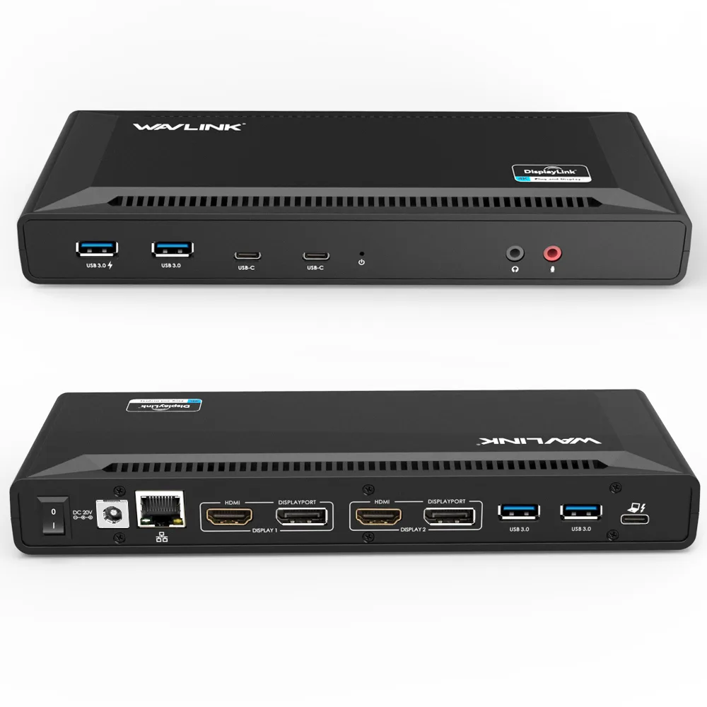 Wavlink Wavlink UG69PD2 Docking Station Dual 4K 5K 65W PD — product photo