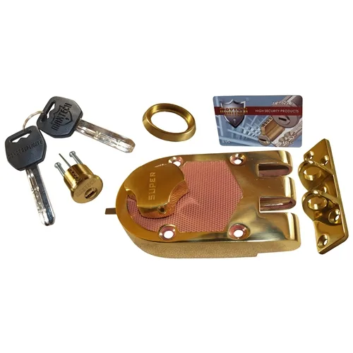 MAXTECH MAXTECH Jimmy Proof Deadbolt Single Cylinder Lock Set 006 Keyway 10 Pin — product photo