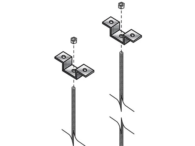 Black Box Corporation Black Box Corporation RM659-R3 Ladder Rack Threaded Ceiling Kit — product photo