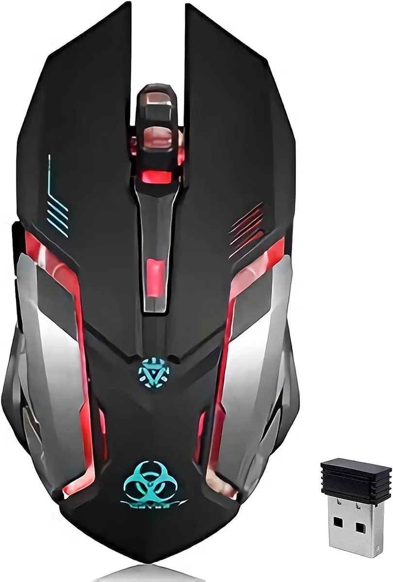 AUTYUE AUTYUE RF Wireless Gaming Mouse Black 1200-1600-2400 DPI 400mAh — product photo