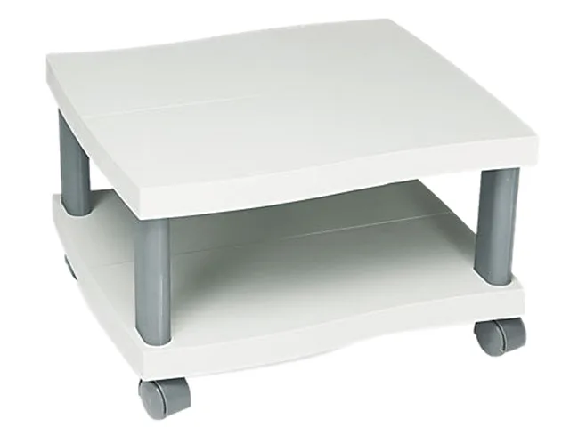 Safco Products Safco Products 1861GR Wave Design Printer Stand 2-Shelf 20w 17d 11h Charcoal Gray — product photo