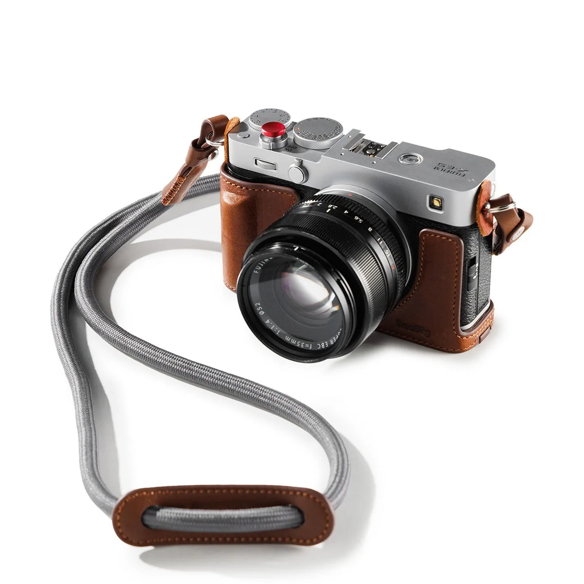 SmallRig SmallRig Leather Half Case Kit for Fujifilm X-E5, Brown — product photo