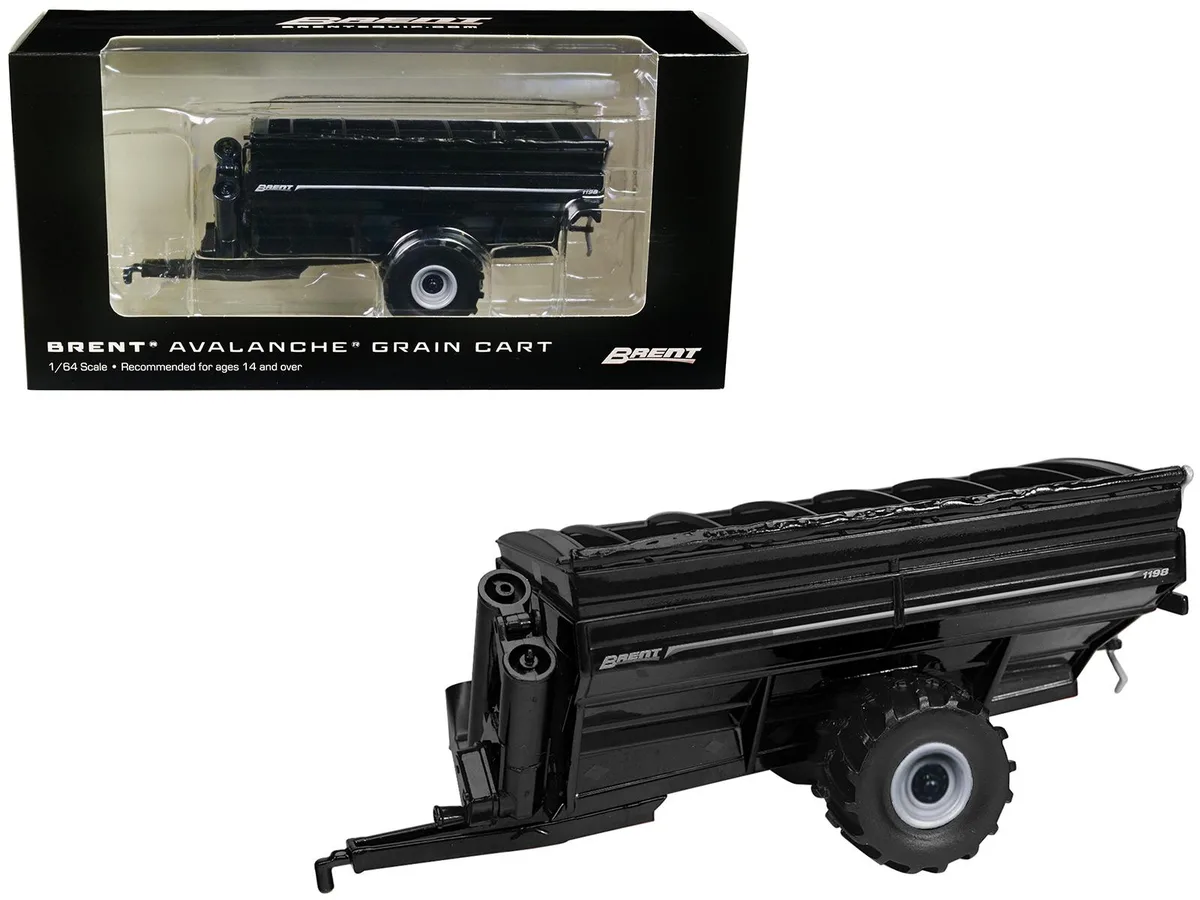 SpecCast Collectibles SpecCast Collectibles Brent 1198 Avalanche Grain Cart 1/64 Diecast Black Metallic — product photo