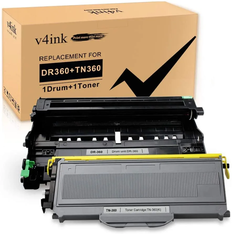 V4ink V4ink TN360 Toner &amp; DR360 Drum Set 2 Pack Black — product photo