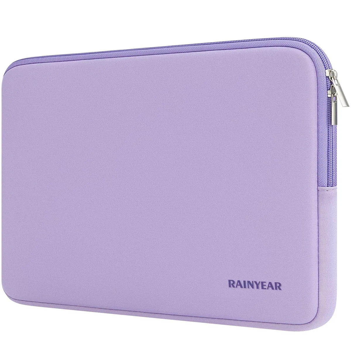  RAINYEAR 14 inch Laptop Sleeve Purple 13.58 x 9.68 x .79 in — product photo