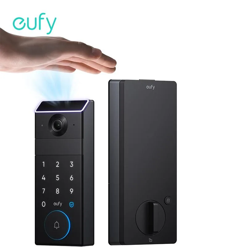eufy eufy FamiLock S3 Smart Lock Palm Vein 2K Camera Black — product photo