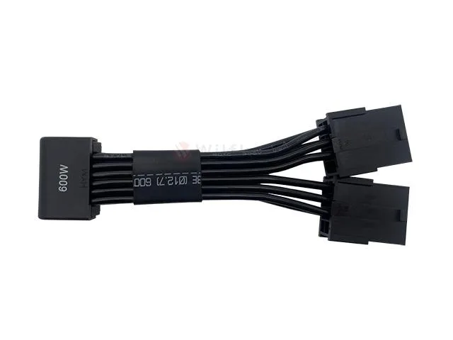 Wilfly Wilfly 12+4Pin 90° to 2×8Pin PCIe 5.0 Cable 10cm — product photo
