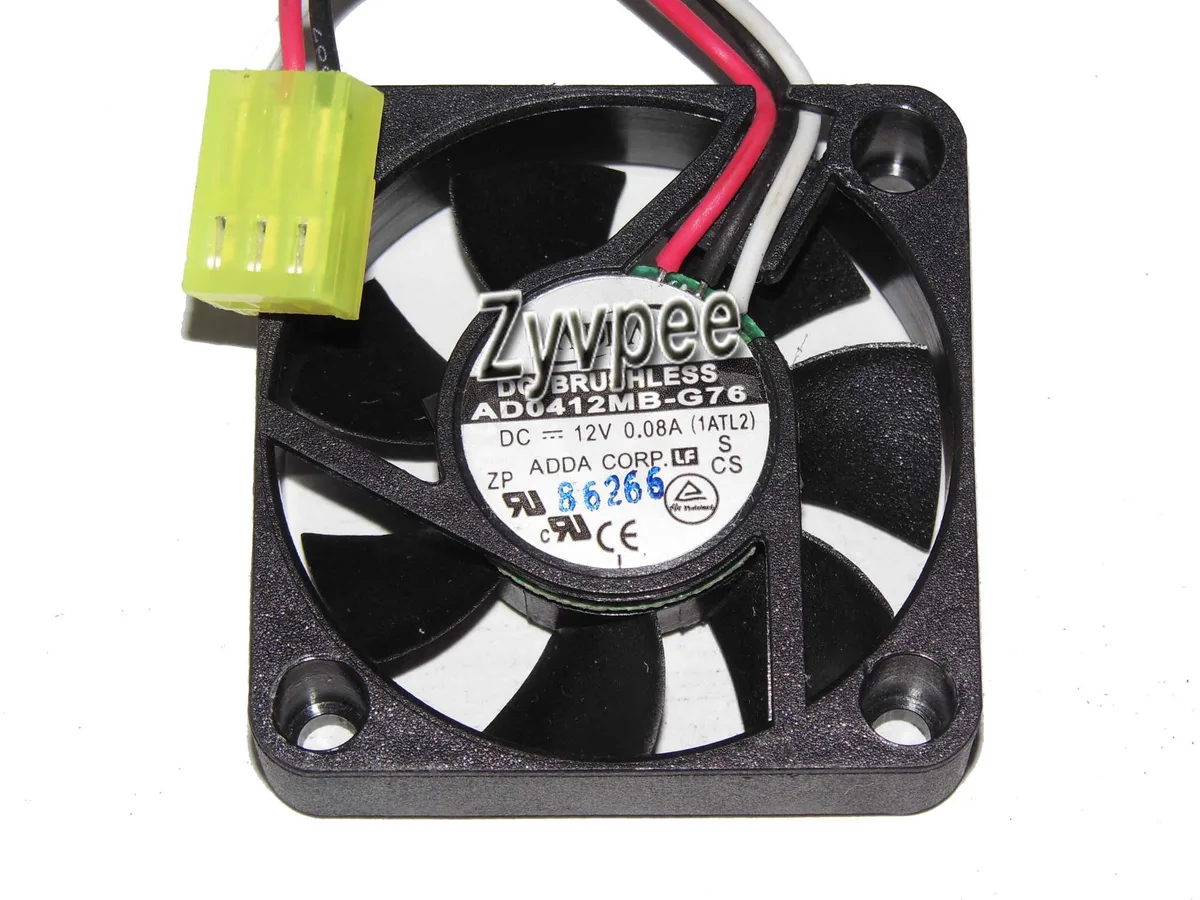 Zyvpee Zyvpee AD0412MB-G76 40x10mm 12V 0.08A 3-pin case fan — product photo