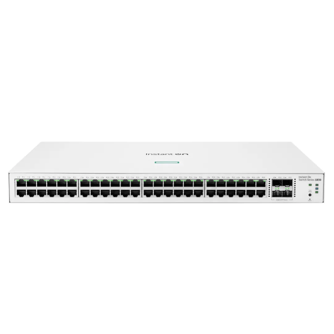 HPE Networking Instant On HPE Networking Instant On 1830 48-port Gigabit 4 SFP switch JL814A#ABA — product photo