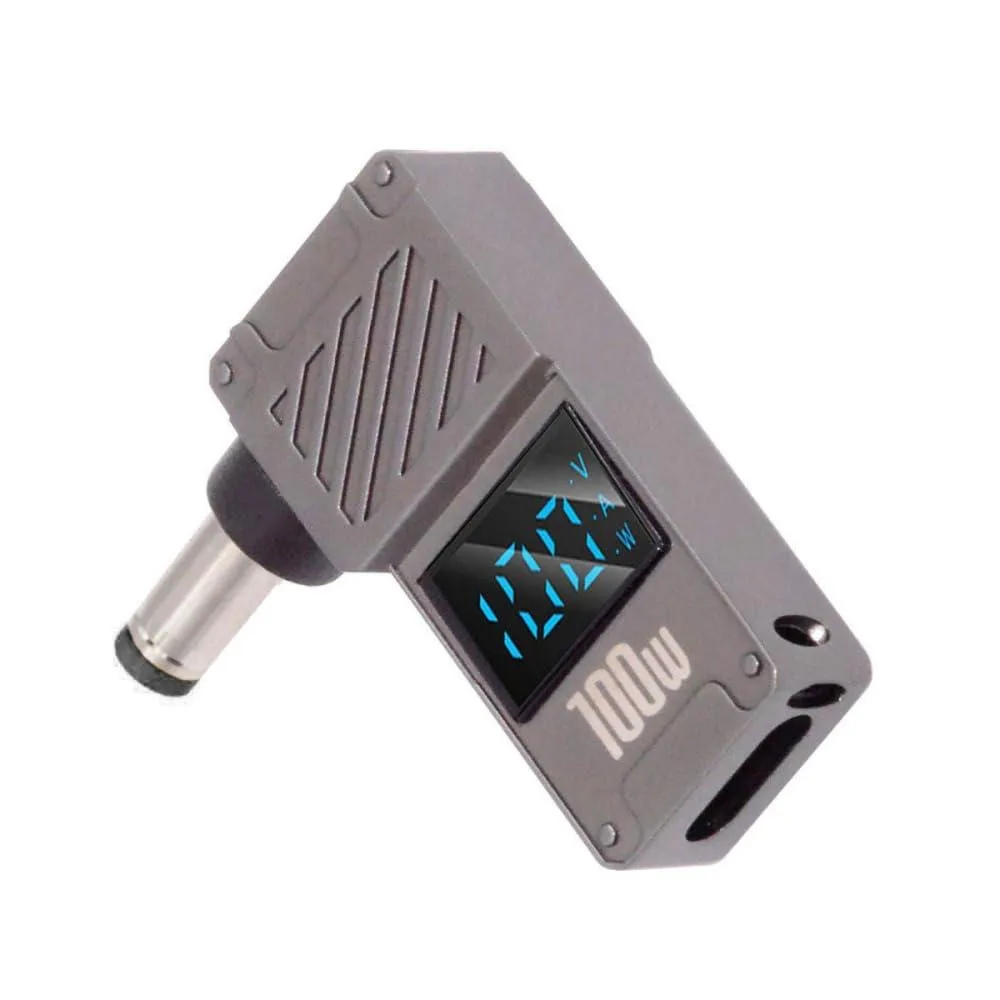 Fervit Fervit USB-C to DC 5.5×2.1mm 100W Adapter with Wattage Display — product photo