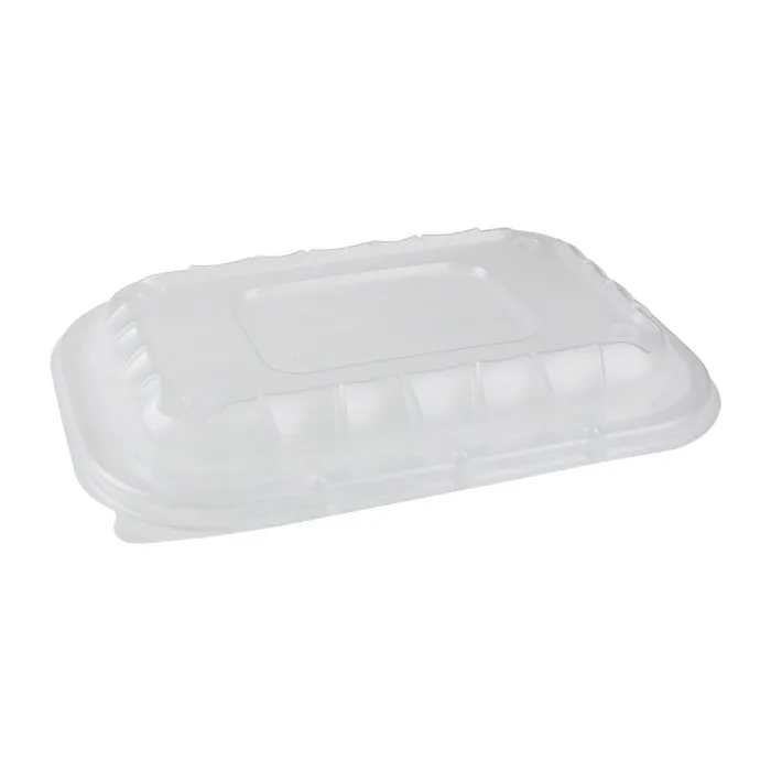 Pactiv Pactiv YCNV9X6PPDL Vented Lid 8.67 x 5.75 x .98 Clear 300/Carton — product photo