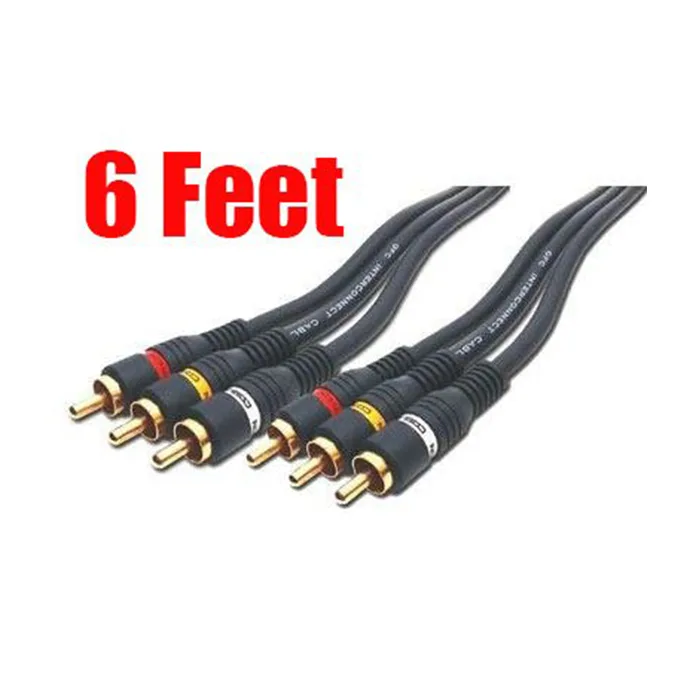 iMBAPrice iMBAPrice 2RCA Male to 2RCA Male Audio Cable 6 Feet — product photo
