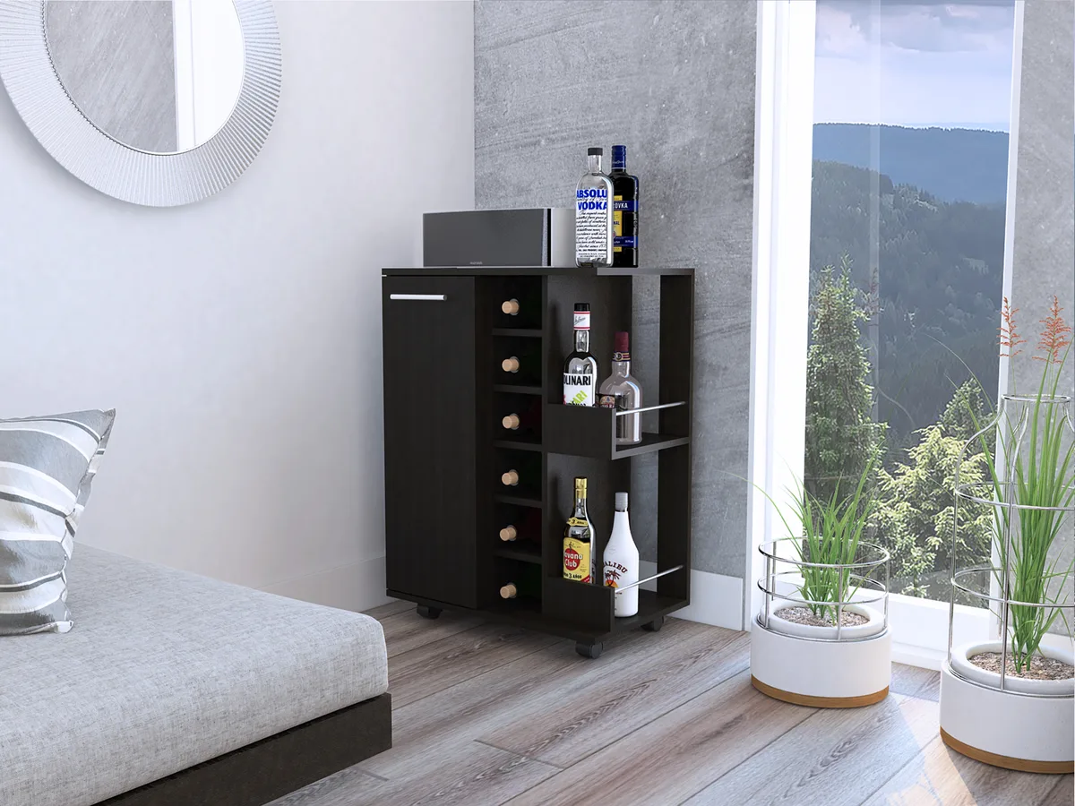 FM FURNITURE FM FURNITURE FM5542MLW Kitchen Cart 43 lb 28.7" cabinet — product photo