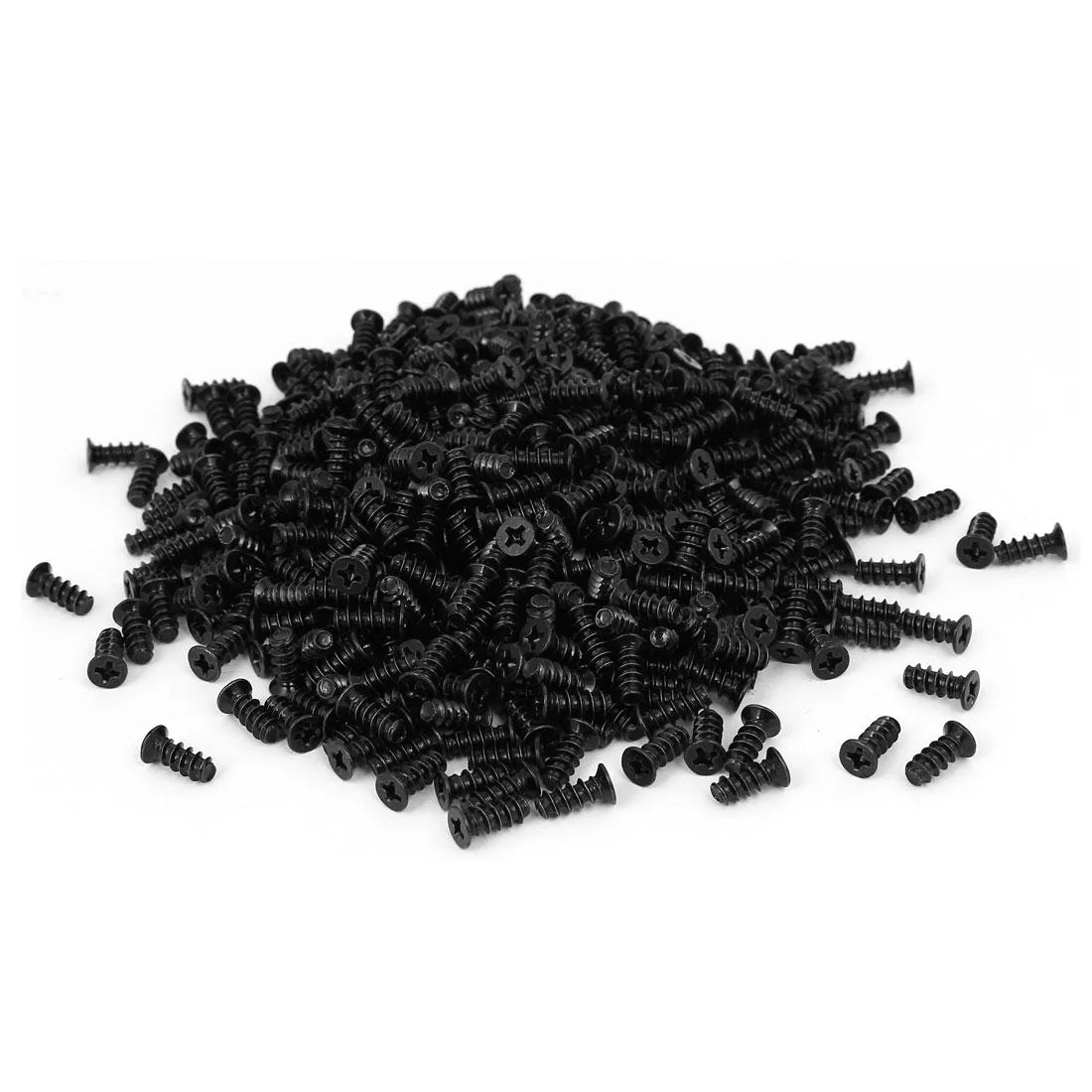 Unique-Bargains Unique-Bargains M4 x 10mm Black Zinc Plated Phillips Case Fan Screws 500pcs — product photo