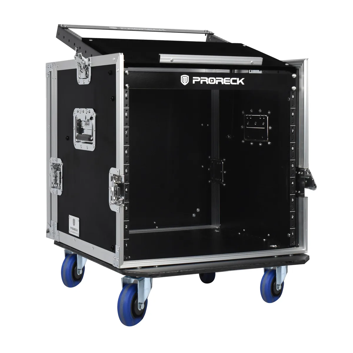 PRORECK PRORECK 10U Rack Case Slant Mixer Top 20in Depth — product photo