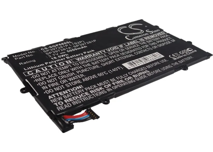 CameronSino CameronSino DS-CS-SGP680SL 5000mAh battery for Galaxy Tab 7.7 — product photo