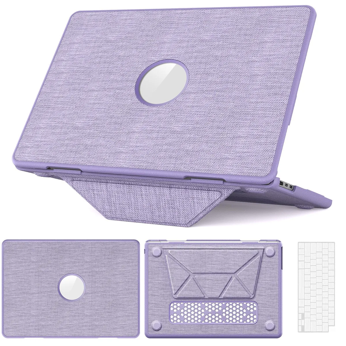 Werleo Werleo MacBook Air 13.6 inch laptop case 2022-2025 Purple — product photo