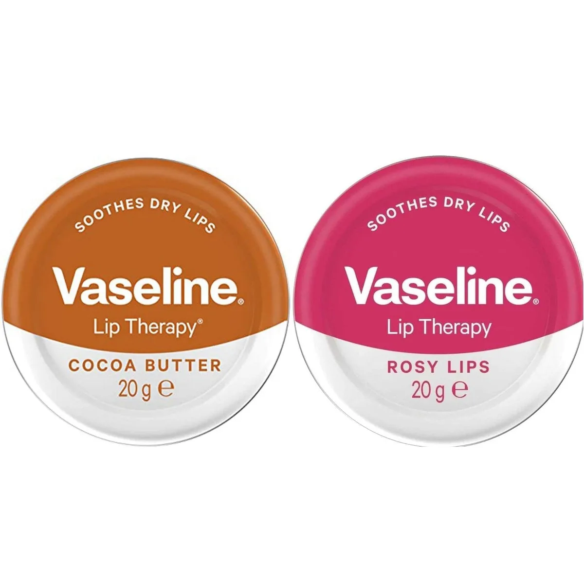 Vaseline Vaseline SP-53543008796990 Lip Therapy Cocoa Butter &amp; Rosy Lips Duo 20g skin care — product photo