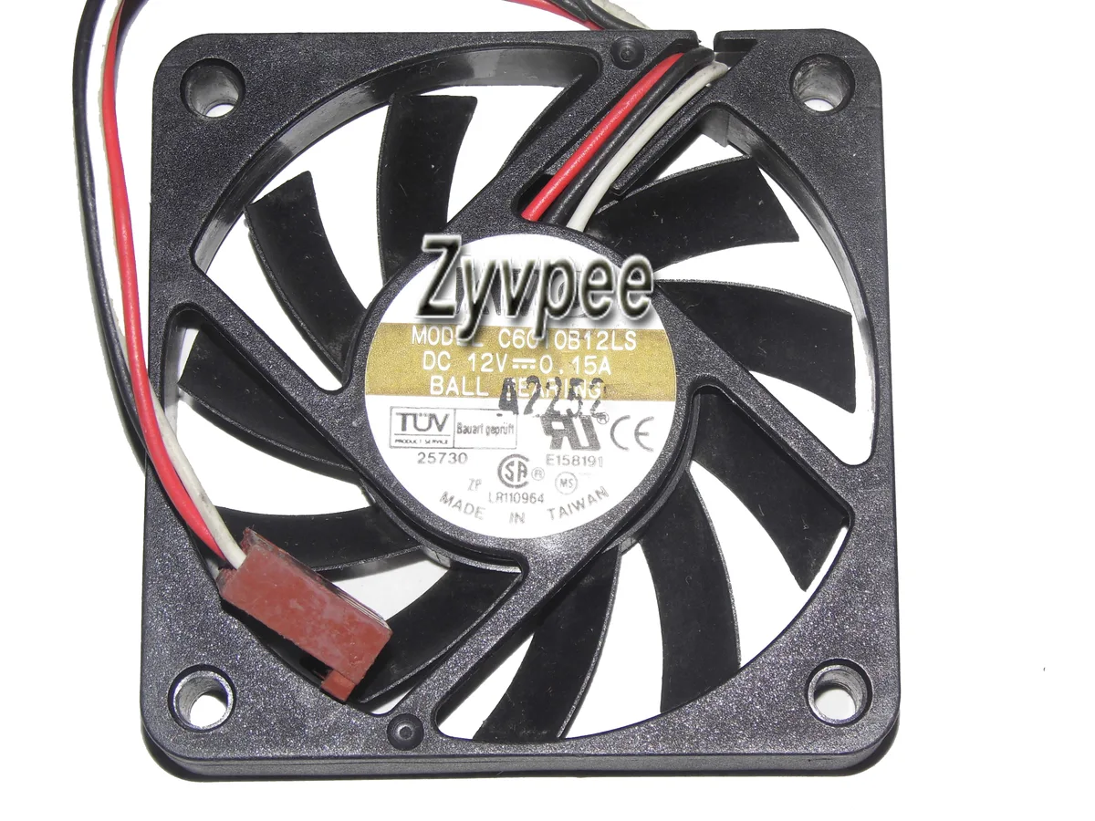 OEM Industries OEM Industries C6010B12LS 60mm 12V 0.15A 3-Pin CPU Cooler — product photo