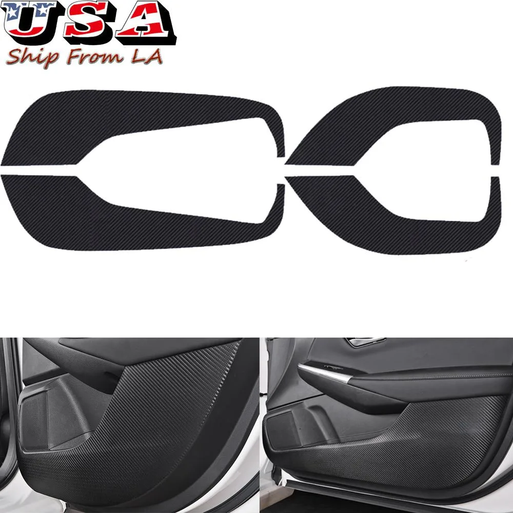 SIMPLEX TECHNOLOGY CO., LIMITED SIMPLEX TECHNOLOGY CO., LIMITED Carbon Fiber Door Anti Kick Panel Cover 4pcs 2020-2022 Nissan Sentra — product photo