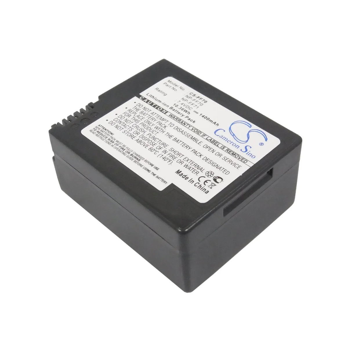 Cameron &amp; Co Cameron &amp; Co DS-CS-FF70 camera battery 7.4V 1400mAh Dark Grey — product photo