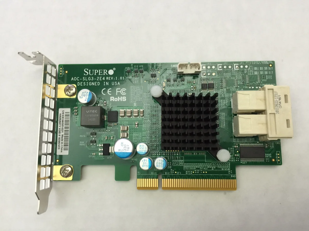 Supermicro Supermicro AOC-SLG3-2E4 NVme expansion card — product photo