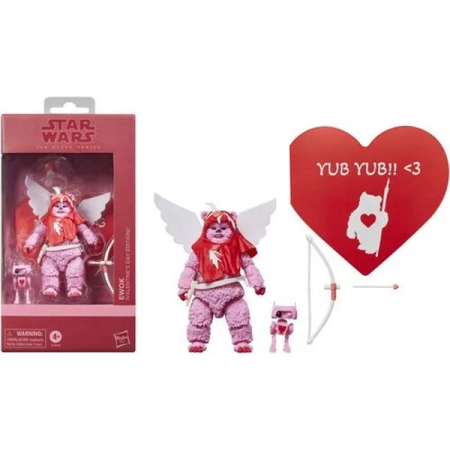 Star Wars Star Wars G28085L00 Black Series Ewok Valentine's Day Edition action figure — product photo