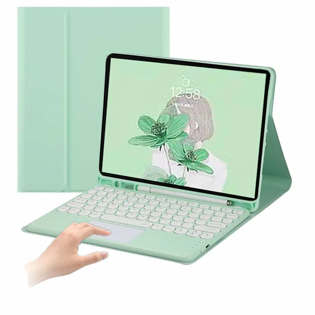 ALSEYE ALSEYE Keyboard Case for iPad Pro 11 2022/2021/2020 Mint Green 2 in 1 accessory — product photo