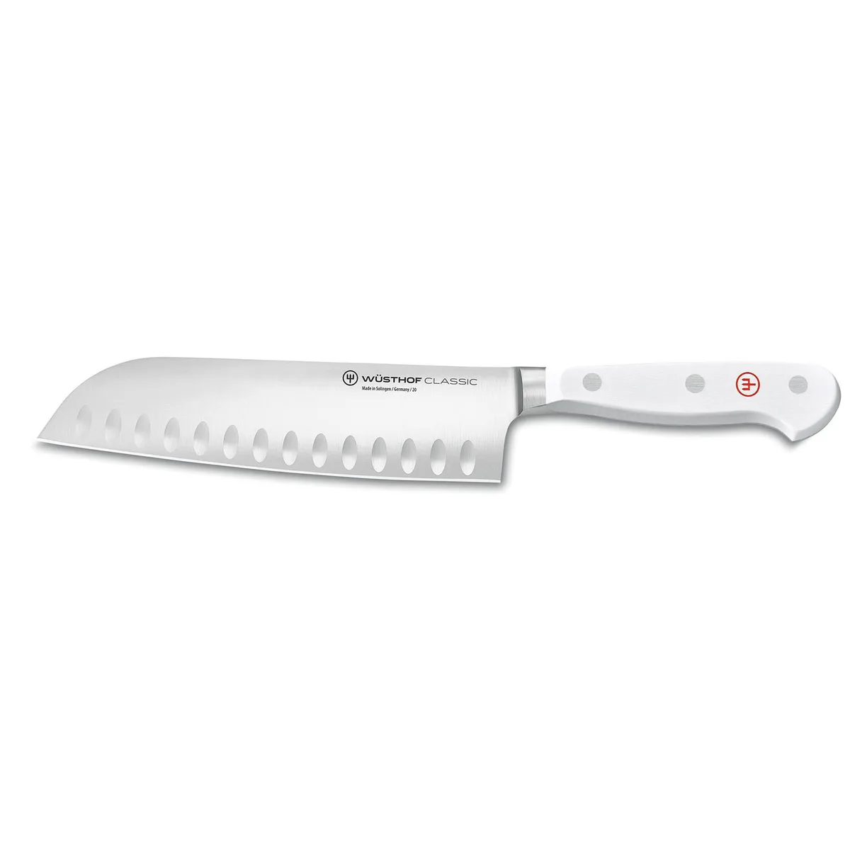 Wusthof Wusthof 1040231317 Classic White 7 Inch Santoku Knife — product photo