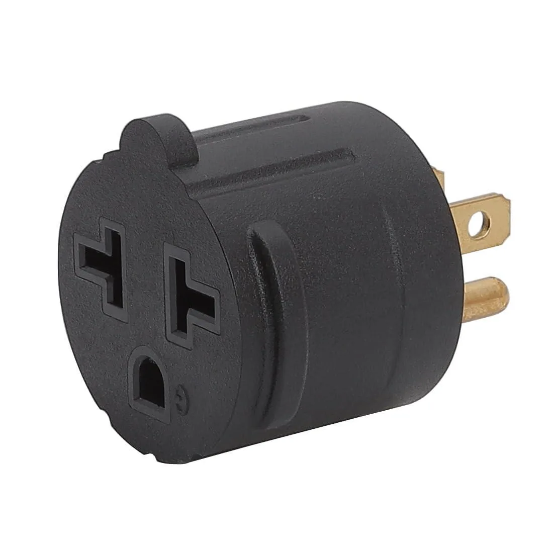 LORDWORLD LORDWORLD 15A to 20A NEMA 5-15P to 5-20R/6-20R Adapter Black — product photo