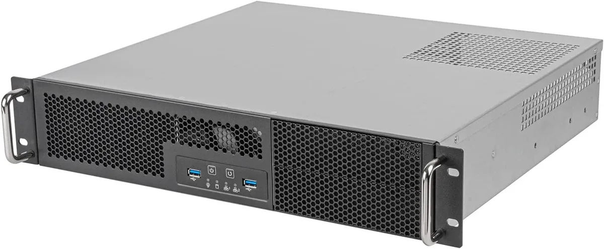Silverstone Technology Silverstone Technology SST-RM23-502-MINI 2U rackmount server chassis — product photo