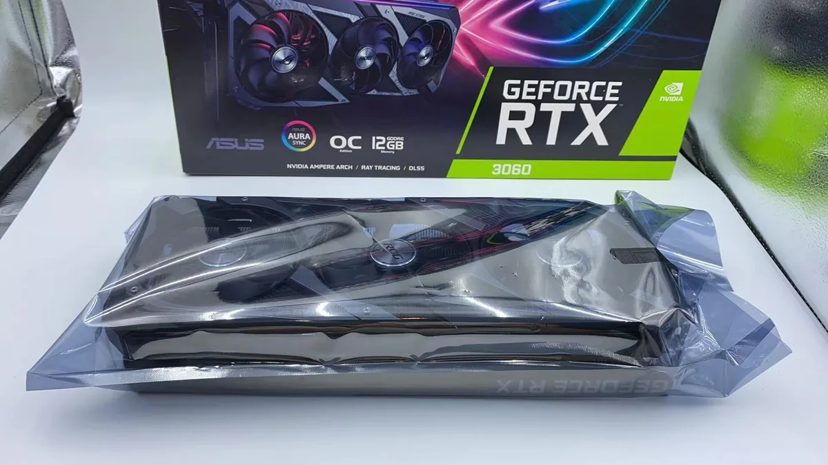 ASUS ASUS ROG Strix GeForce RTX 3060 12GB GDDR6 V2 Graphics Card — product photo