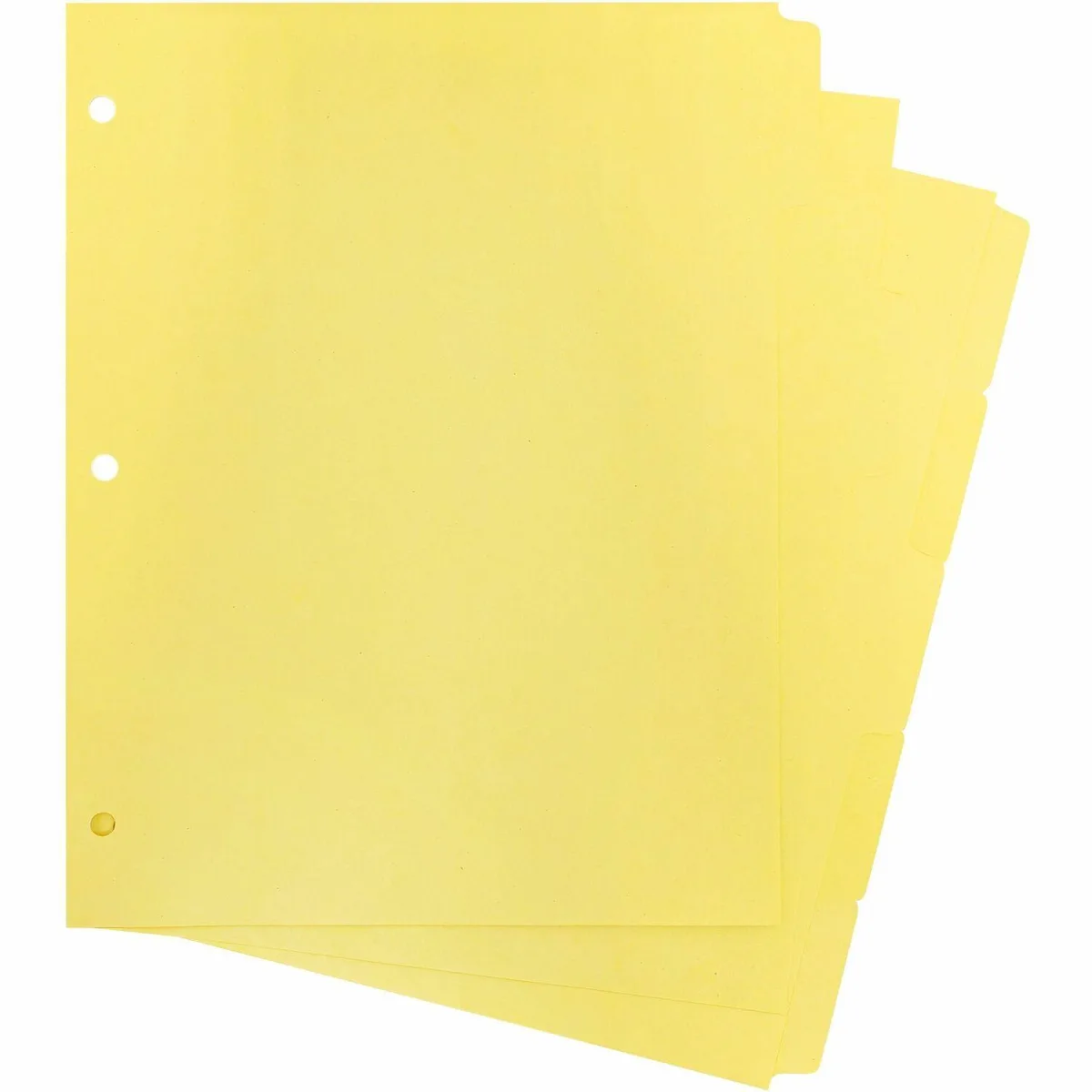Business Source Business Source 16480 5-Tab Index Dividers Canary 36 Sets — product photo