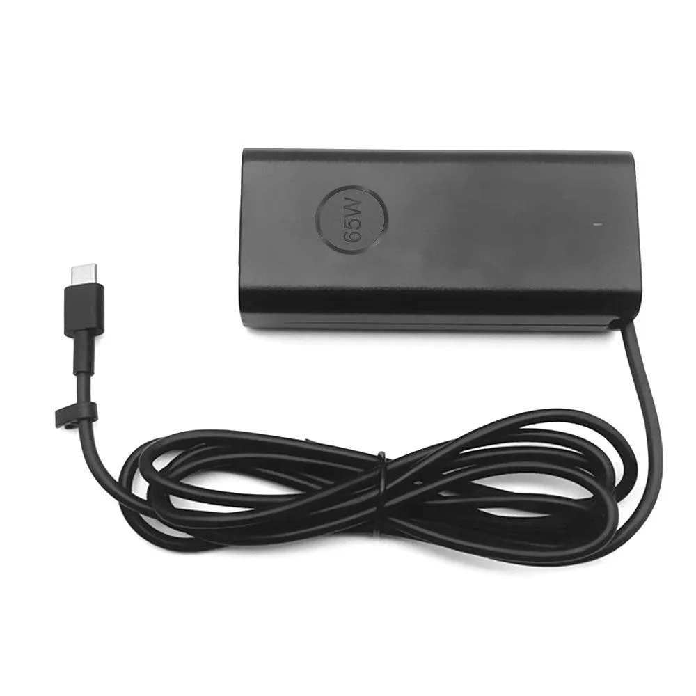 KEXIKELE KEXIKELE 65W USB-C AC adapter LA65NM190/HA65NM190/DA65NM190 power cord Dell XPS 12 9250 13 9350 Latitude 5000 — product photo
