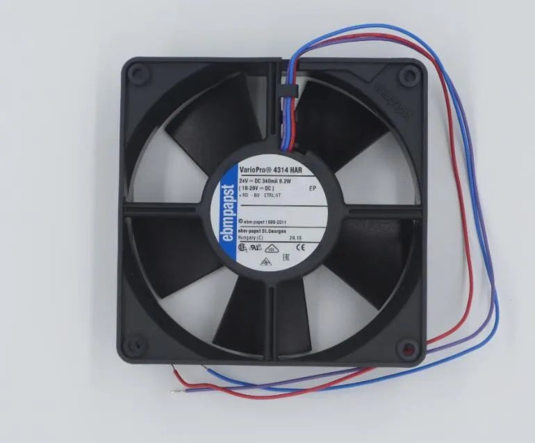 Fans Fans 4314HARMotor case fan 24 V 8.2 W 3300 rpm 200 m³/h 120 mm — product photo