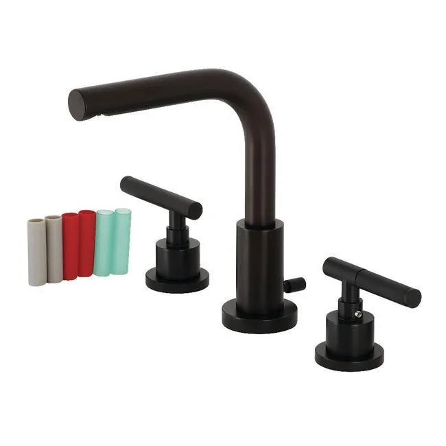 Fauceture Fauceture FSC8950CKL Kaiser Widespread Bath Faucet Matte Black — product photo