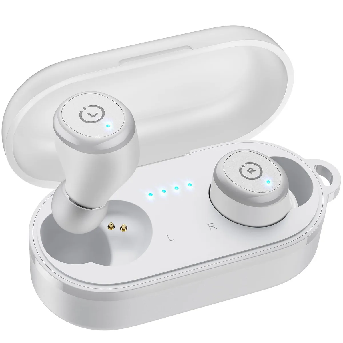 TOZO Store TOZO Store T10 Ergonomic APP Edition 2024 Wireless Earbuds Bluetooth 5.3 White — product photo