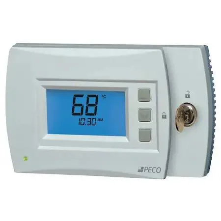 Peco Peco T4932SCH-001 Programmable Thermostat 7 Programs 3H 2C White — product photo