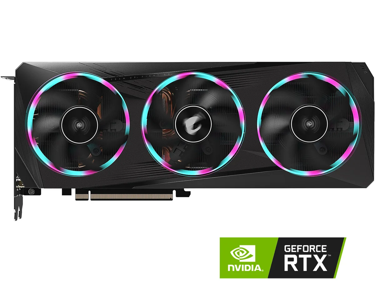 GIGABYTE GIGABYTE GV-N306TAORUS E-8GD GeForce RTX 3060 Ti graphics card — product photo