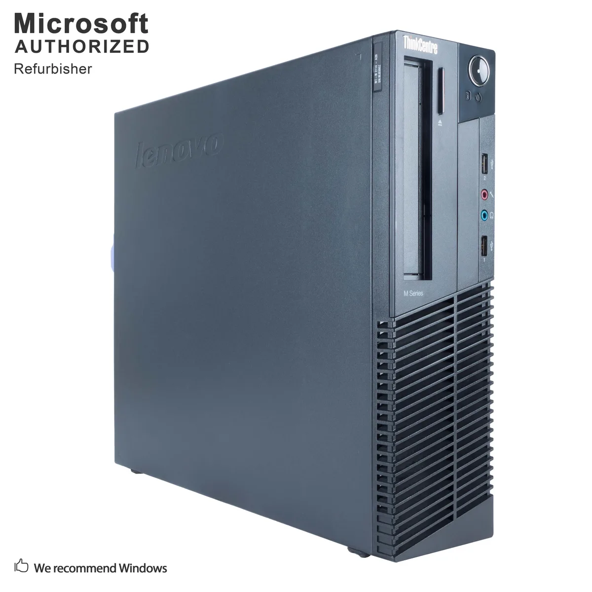 Lenovo Lenovo 18VFLEDT0028 ThinkCentre M91p i5-2400 16GB DDR3 120GB SSD 3TB HDD Win10 Pro refurbished desktop PC — product photo