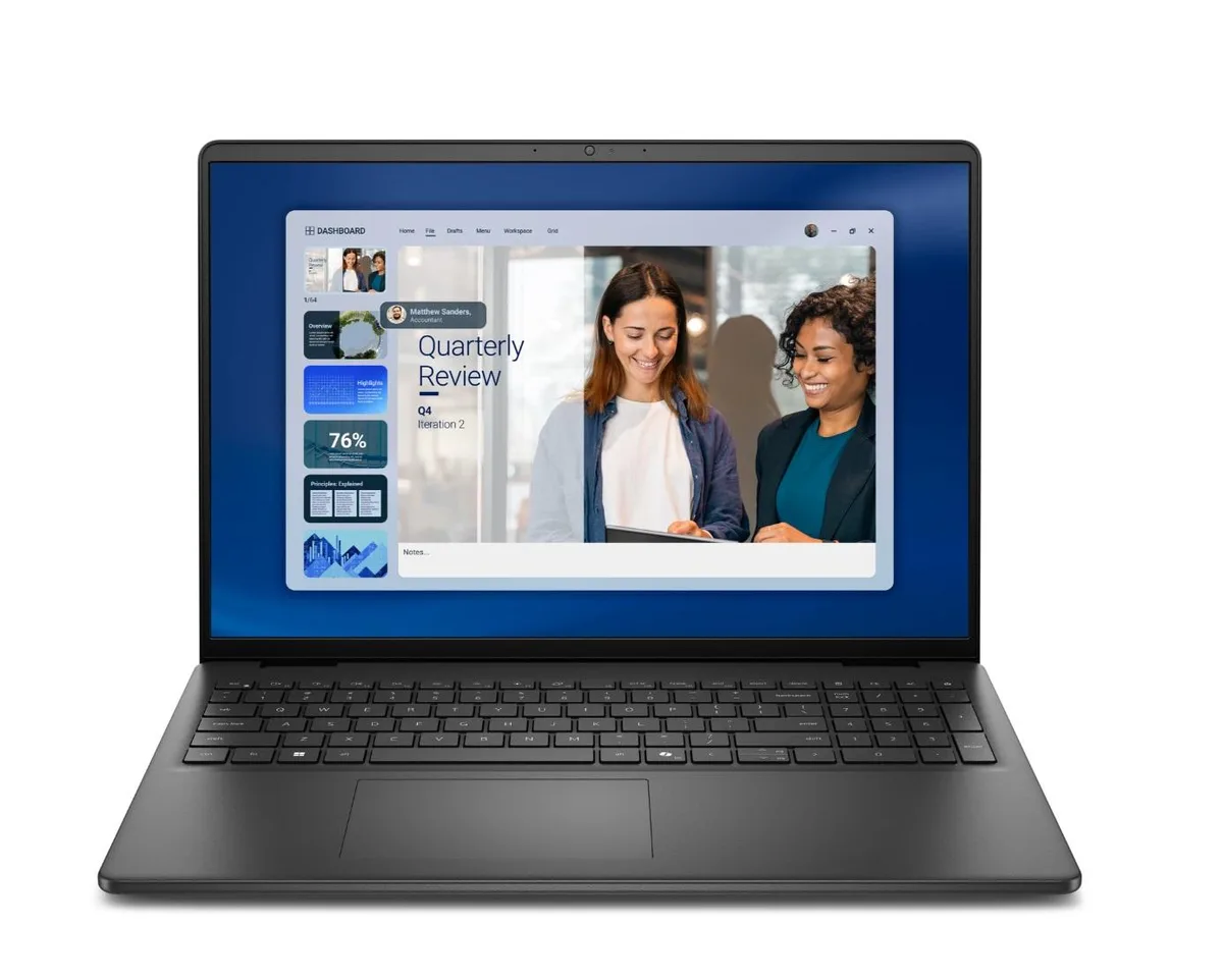 DELL DELL LDC16255-A063BLK-R laptop Ryzen 7 250 32GB DDR5 2TB NVMe 16" FHD+ Touchscreen — product photo