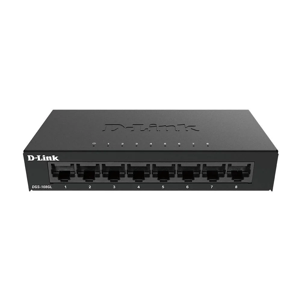 D-Link D-Link DGS-108GL 8-Port Gigabit Unmanaged Network Switch — product photo