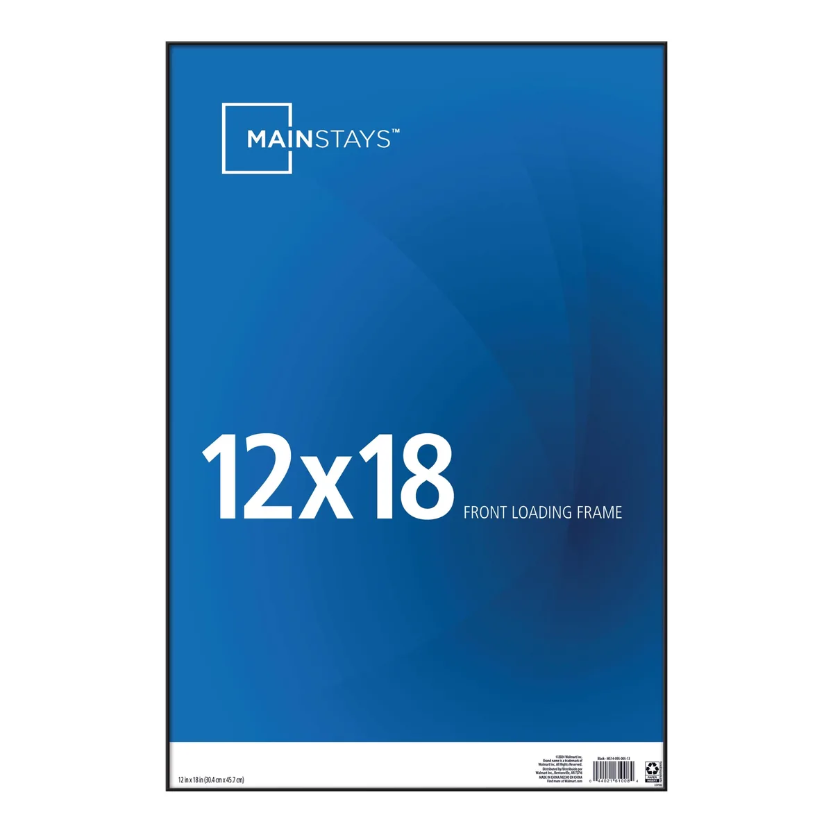 Mainstays Mainstays 12 x 18 Front-Loading Picture Frame Black — product photo