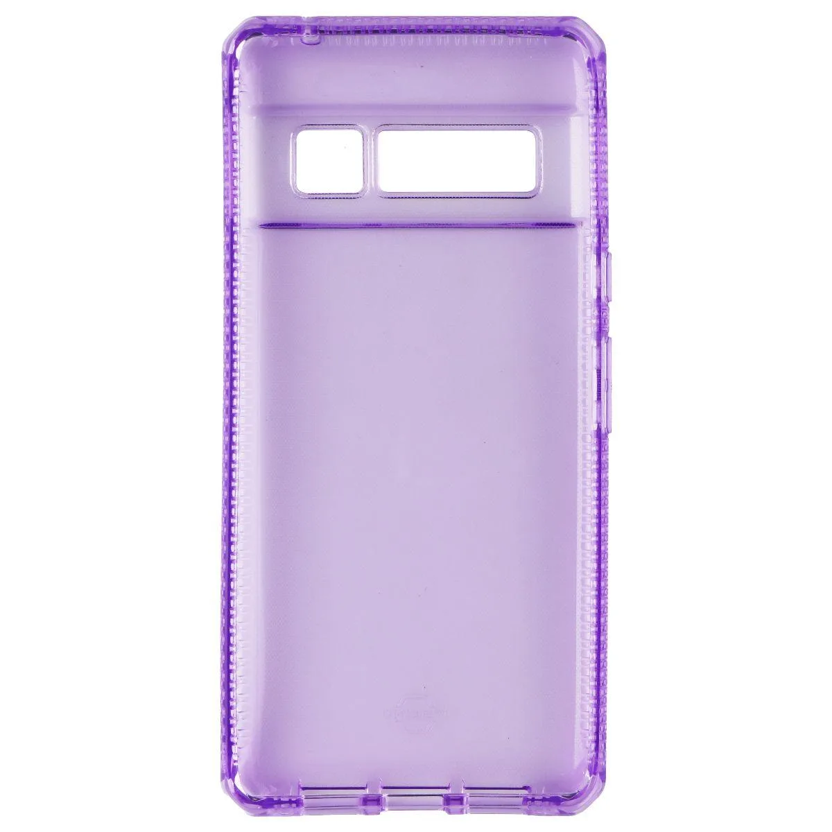 Clear fitted case for Pixel 6 Pro in light purple with raised edges and air-pocket corners